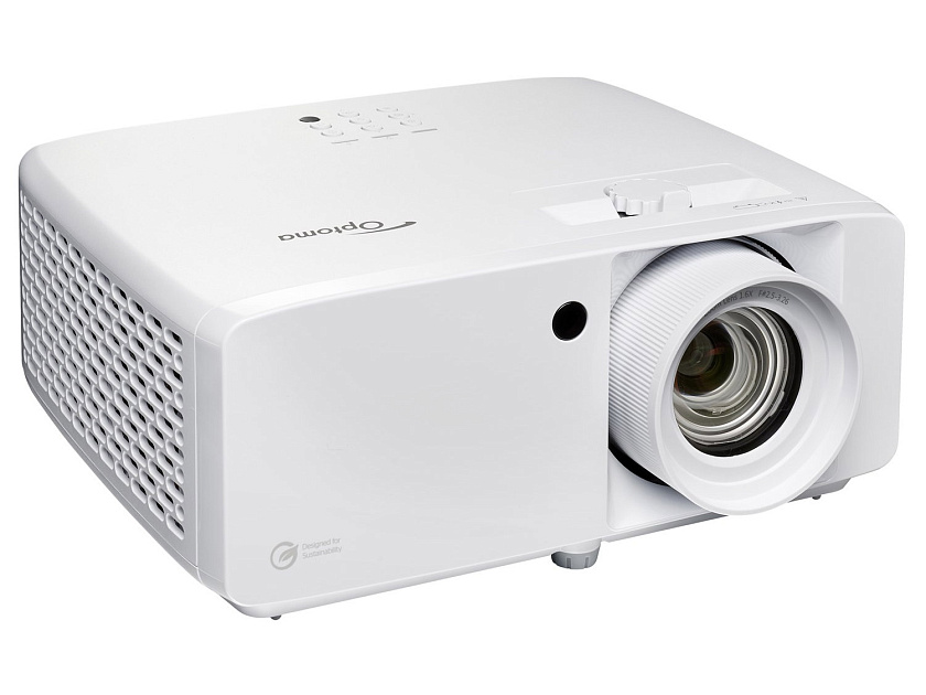 Лазерный проектор Optoma [ZH551] DLP,FullHD(1920*1080),5600 Lm;300000:1;IP6X;1,6x;TR 1.4-2.24:1;LShift V +15%;HDMI x 2;VGAx1; AudioIN x1; AudioOUTx1;3D Sync x1; 12V Trigger; Miracast; USB-A power 1.5A x1 ;USB-A x1;RS232;RJ45;15Wx1;30dB;4.3kg; белый (E3P7 thumbnail 2