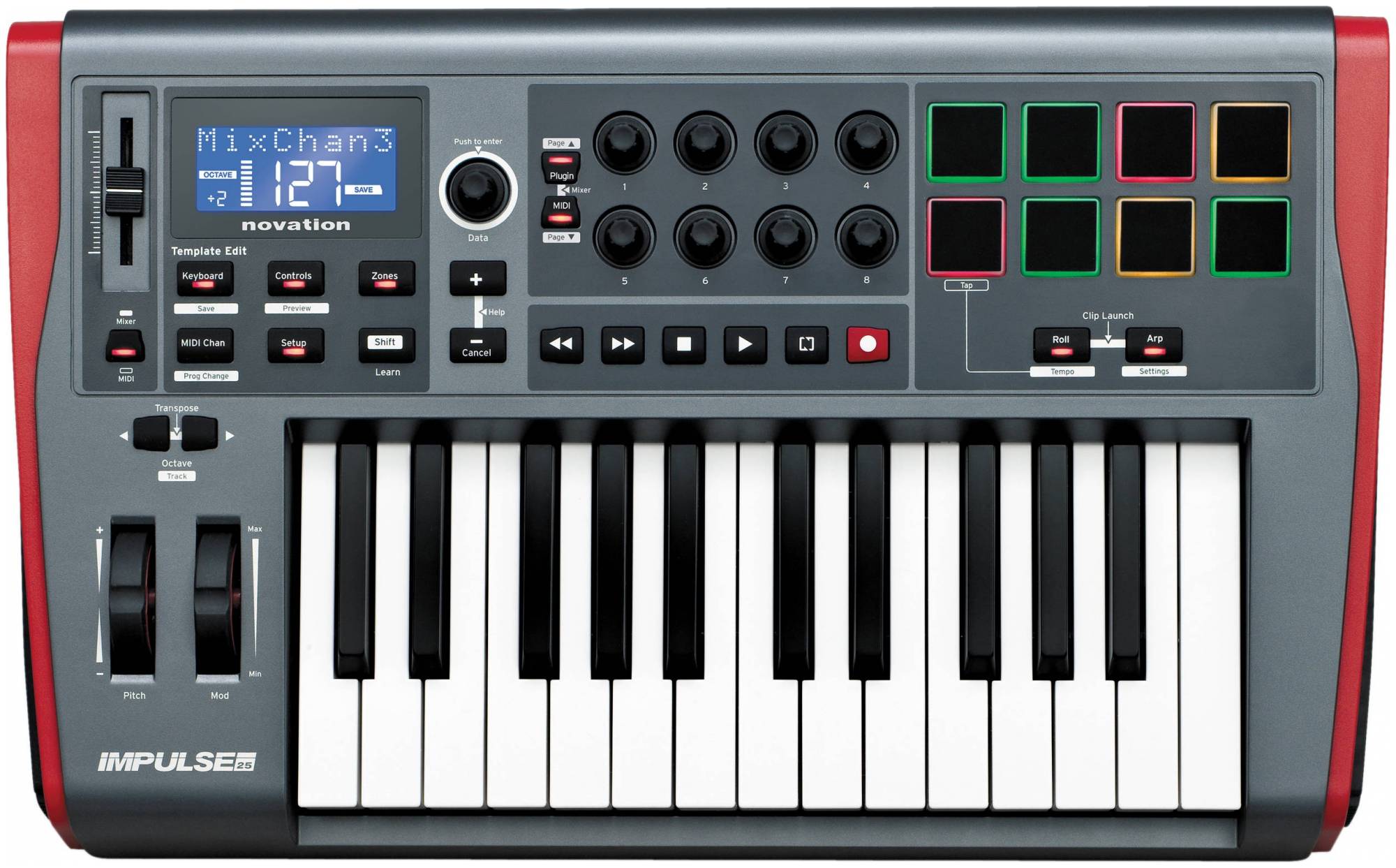 NOVATION Impulse 25 - MIDI-клавиатура thumbnail 2