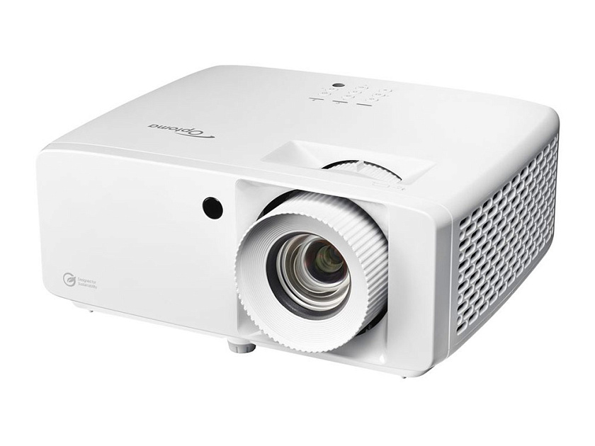 Лазерный проектор Optoma [ZH450] DLP FullHD(1920*1080),4500 ANSI lm;300000:1;Zoom 1,6x;TR 1.4-2.24:1;Lens Shift;HDMI x2; AudioOUT x1 Jack3.5mm; USB-A 1.5A; RS232;RJ45; 15W mono; 32dB; 3kg белый (A9PD7L321AZ1 / E9PD7L321EZ1) thumbnail 2