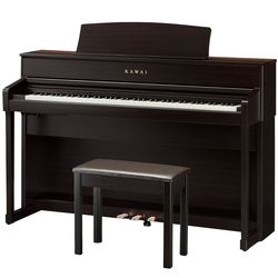 KAWAI CA701 R - цифровое пианино, 88 клавиш, банкетка, механика Grand Feel III, цвет палисандр матов thumbnail 2