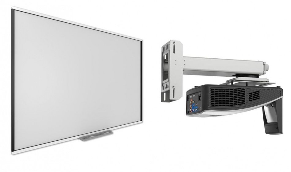 Комплект: интерактивная доска SMART SBM777V с короткофокусным проектором EXD203STW и креплением DSM-14kw thumbnail 2