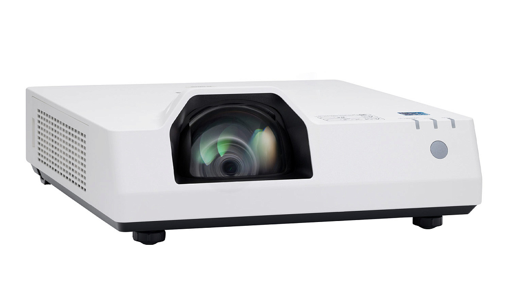 Лазерный проектор Panasonic [PT-TMW380] 3LCD 3800 Lm, WXGA (1280x800), 3000000:1; Короткофокусный TR 0,43:1; HDMI x2; VGA IN D-Sub 15pin x2; Audio IN x2/OUT x1; USB(A) Viewer/Power 5V 2A /Wi-Fi option; RS232; RJ45; mono 10W; 35/24dB;4,9 кг. thumbnail 2