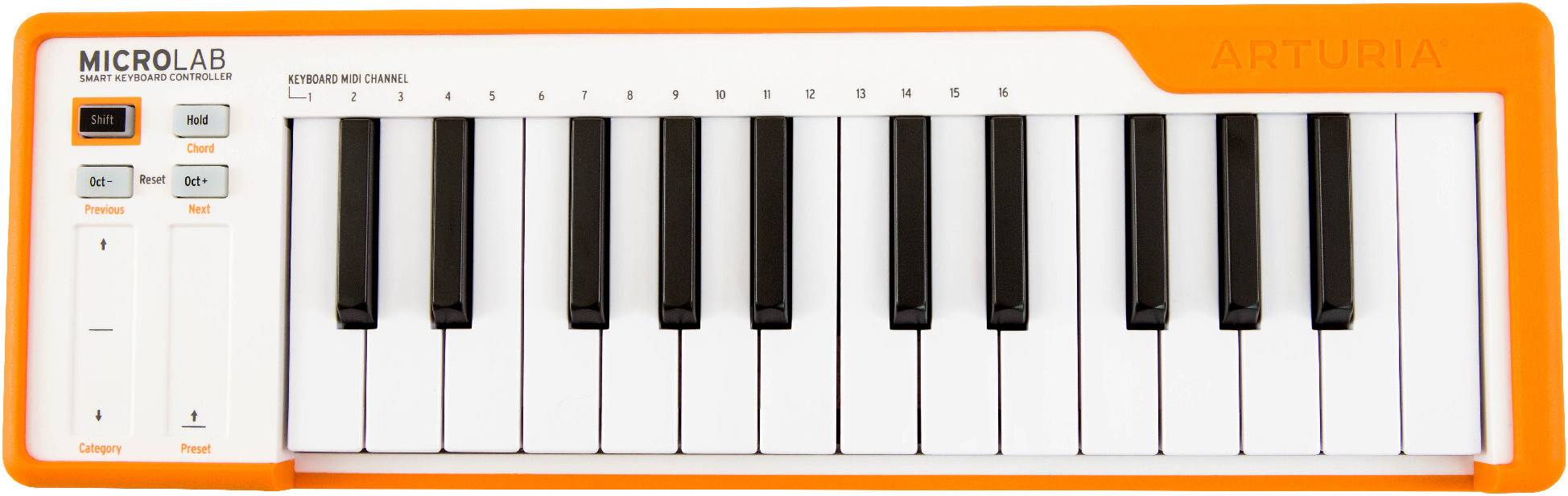 ARTURIA Microlab Orange - MIDI-клавиатура thumbnail 2