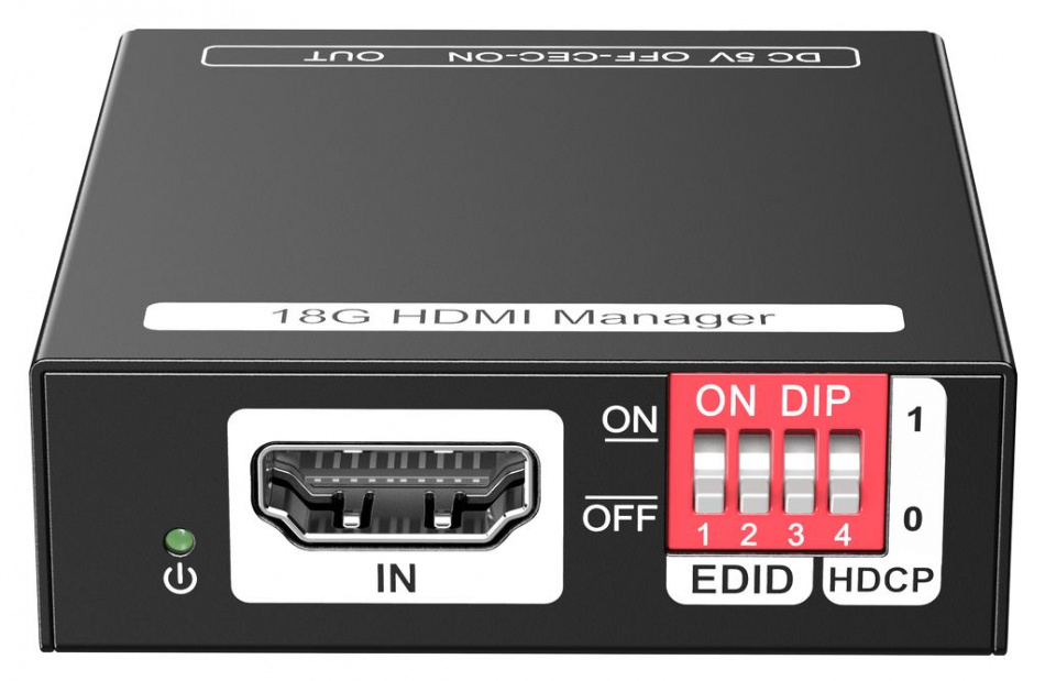 [EX-HDCP] Конвертер EDID и менеджер HDCP Digis, 4K 60Hz 4:4:4 (18 Гб/с), HDMI 2.0, HDCP2.2, масштабирование, питание от USB-C и HDMI, CEC thumbnail 2