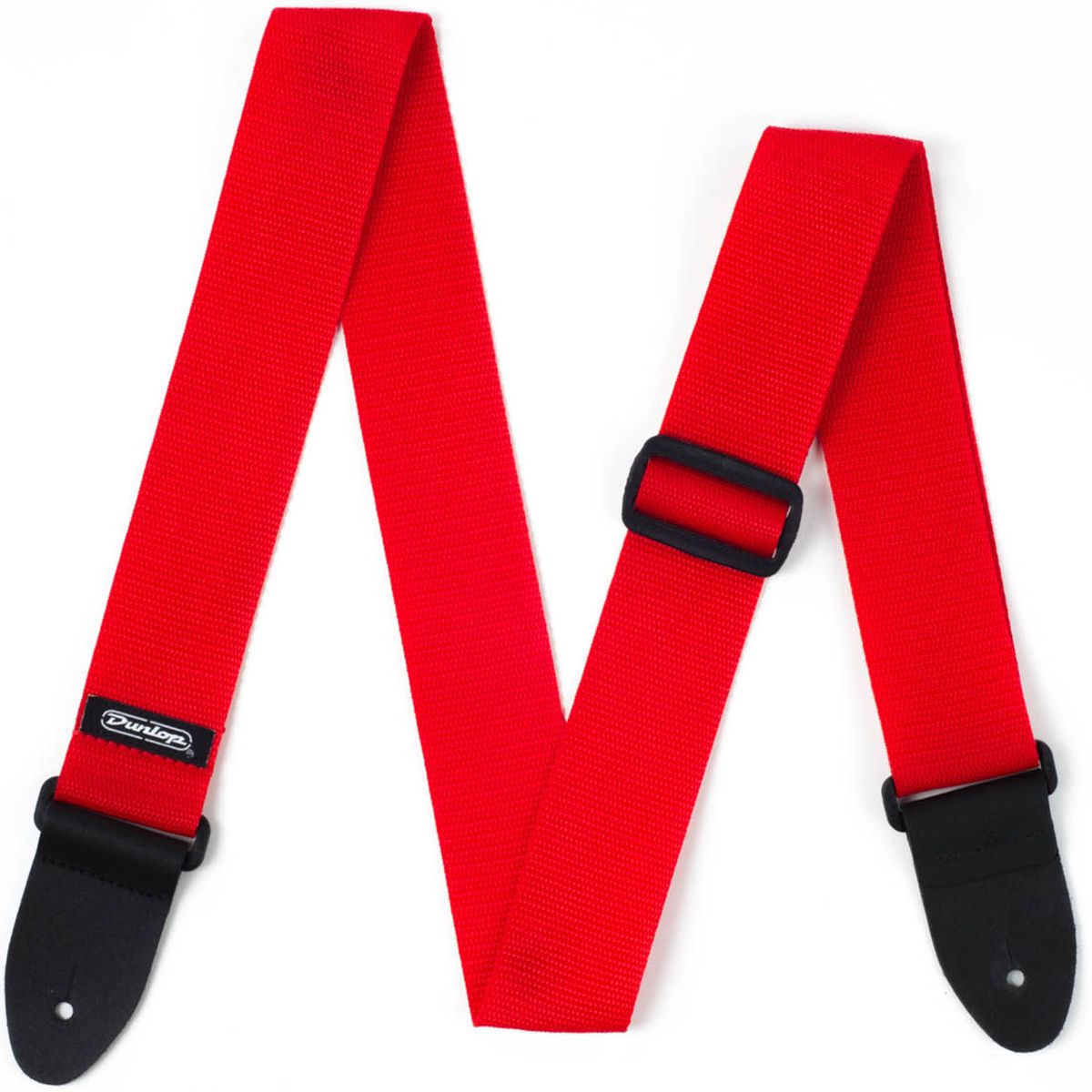 Dunlop D0701RD Poly Red  гитарный ремень полистироловый красный thumbnail 2