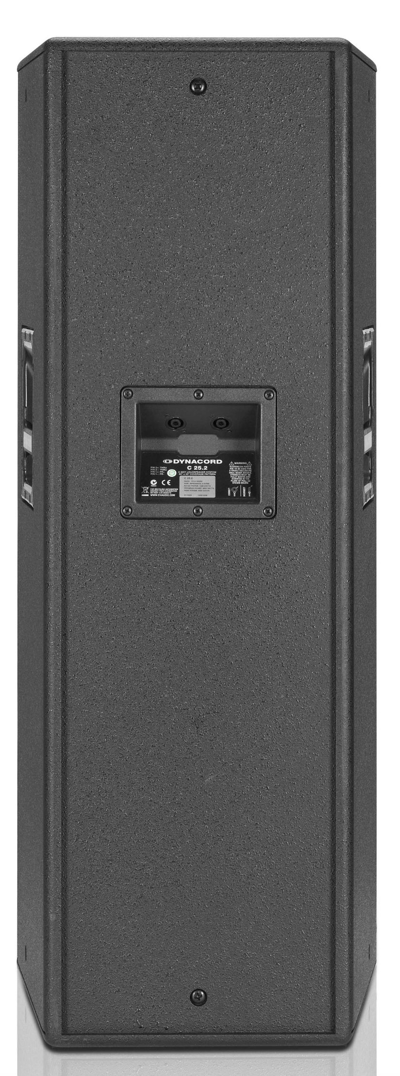Dynacord C 25.2 пассивная АС, двухполосная, 2x15', 1000Вт RMS / 4000Вт пик, 4 Ом, макс. SPL (пик) - 139 дБ, 55Гц-15кГц, черный thumbnail 3