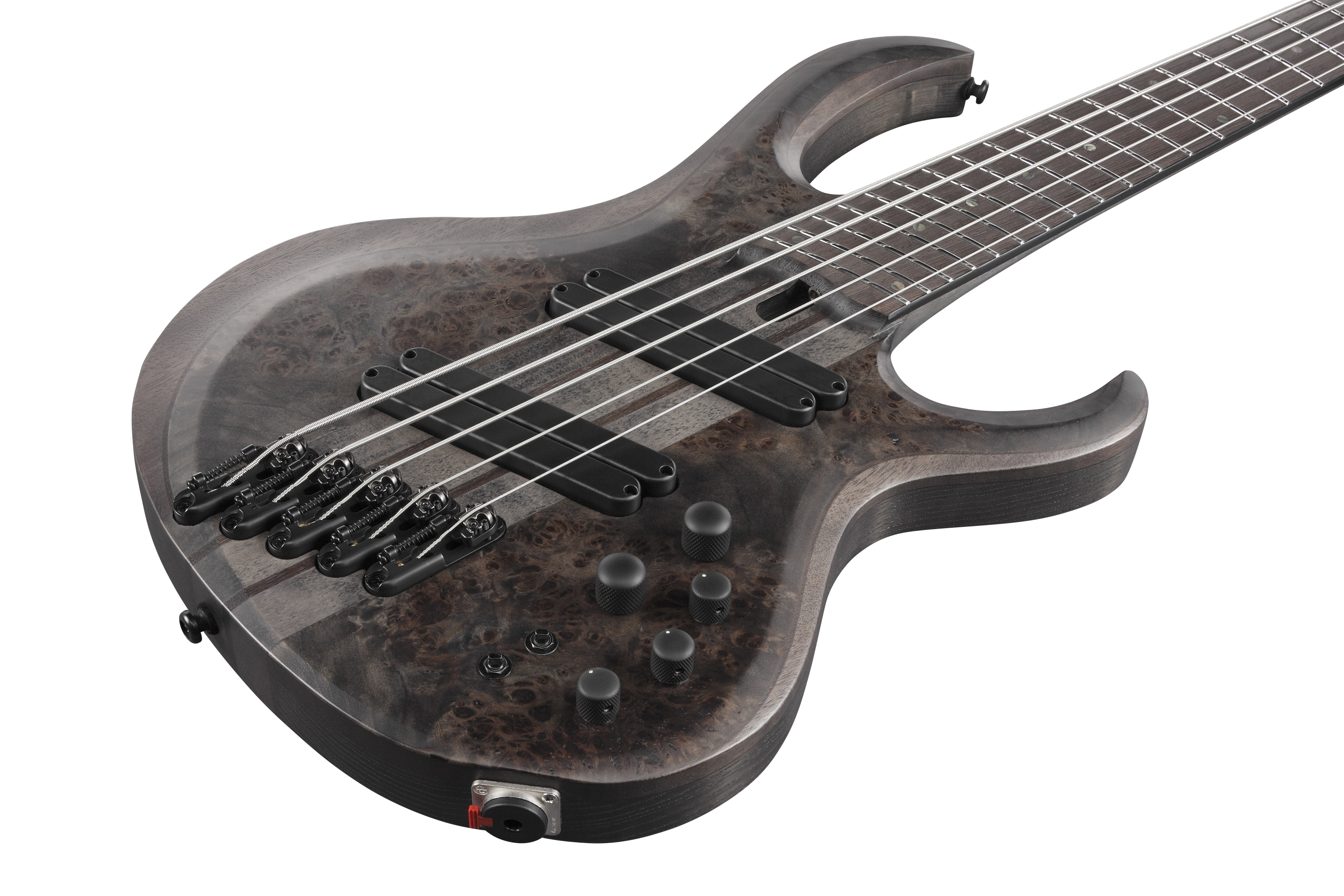 IBANEZ BTB805MS-TGF электрическая бас-гитара, 5 струн, мультимензурная, корпус - окуме/ясень, цвет - полупрозрачный серый thumbnail 5