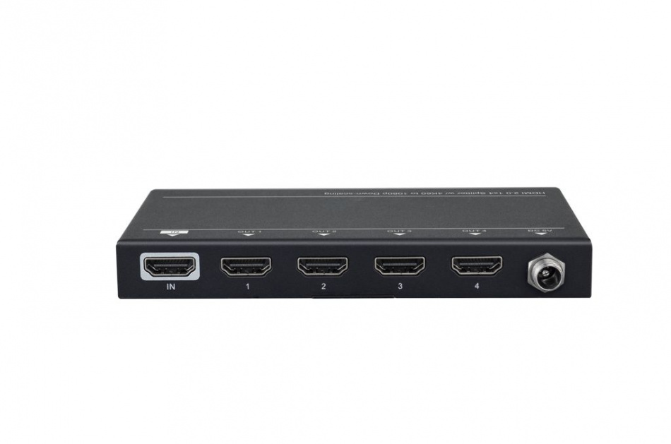 [SMI-14-2] Усилитель-распределитель Digis, HDMI 1x4, 4K 60Гц 4:4:4, HDMI 2.0 (18Гб/с), HDCP 2.2, ультра тонкий 12мм thumbnail 2