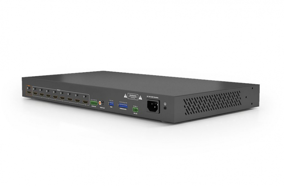SP-618 разветвитель 1:8 4K HDR HDMI с масштабируемыми выходами, деэмбеддированием и настройкой EDID thumbnail 2