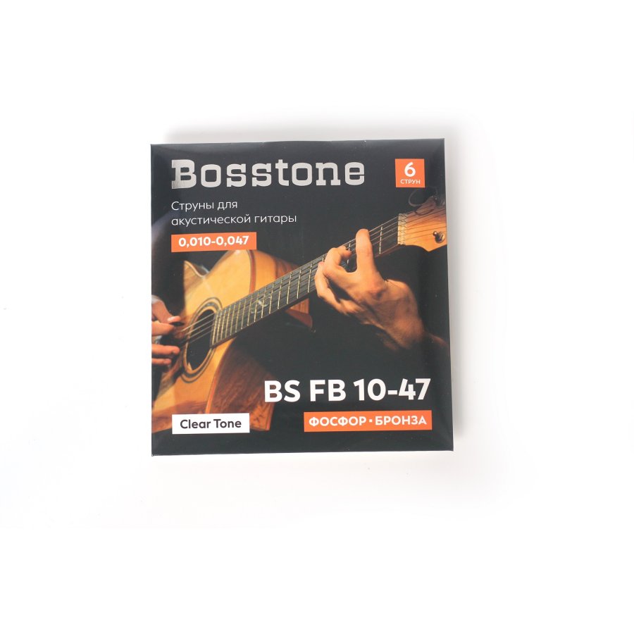 Bosstone Clear Tone BS FB10-47 Струны для акустической гитары фосфор бронза калибр 0.010-0.047 thumbnail 2