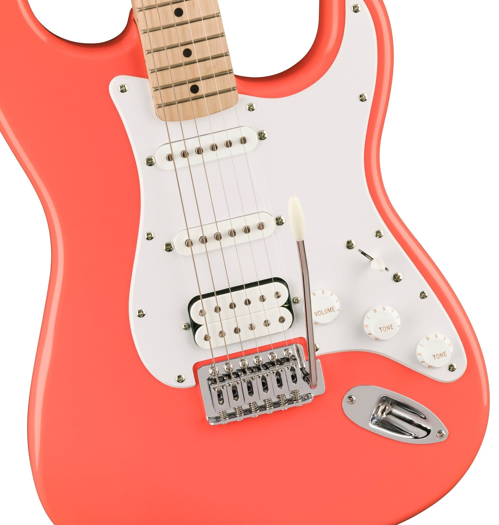 FENDER SQUIER SONIC STRAT HSS MN Tahitian Coral электрогитара, цвет коралловый thumbnail 3