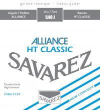 500AJ Alliance Corum set 1m15 SAVAREZ ALLIANCE CORUM blue classical guitar high tension thumbnail 3