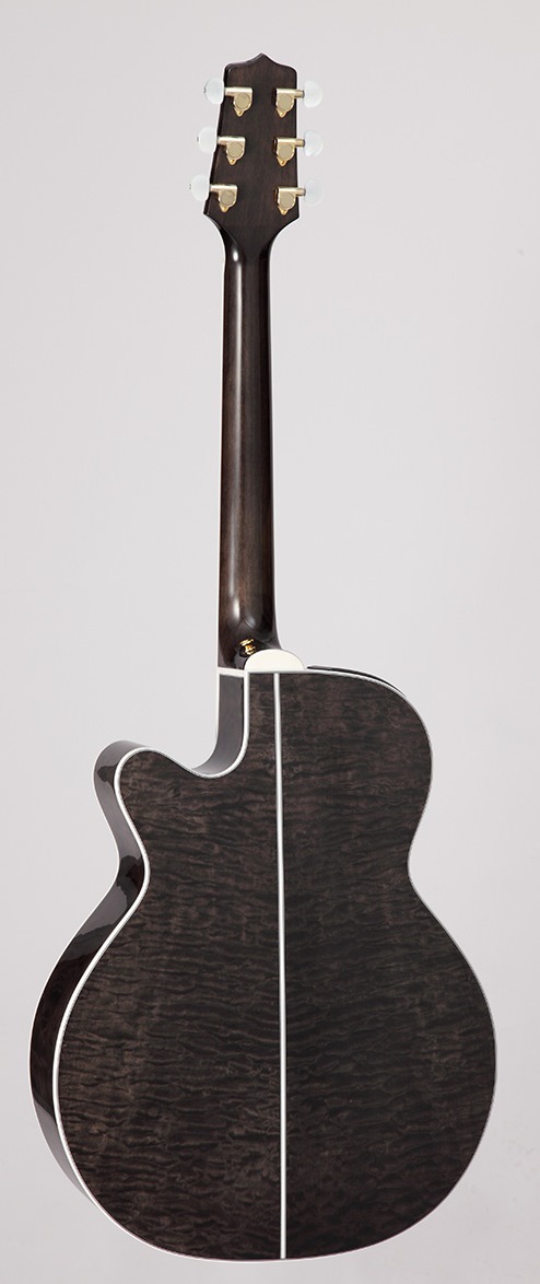 TAKAMINE GN75CE TBK Электроакустическая гитара типа NEX CUTAWAY, цвет - полупрозрачный чёрный, верхняя дека - массив ели thumbnail 2