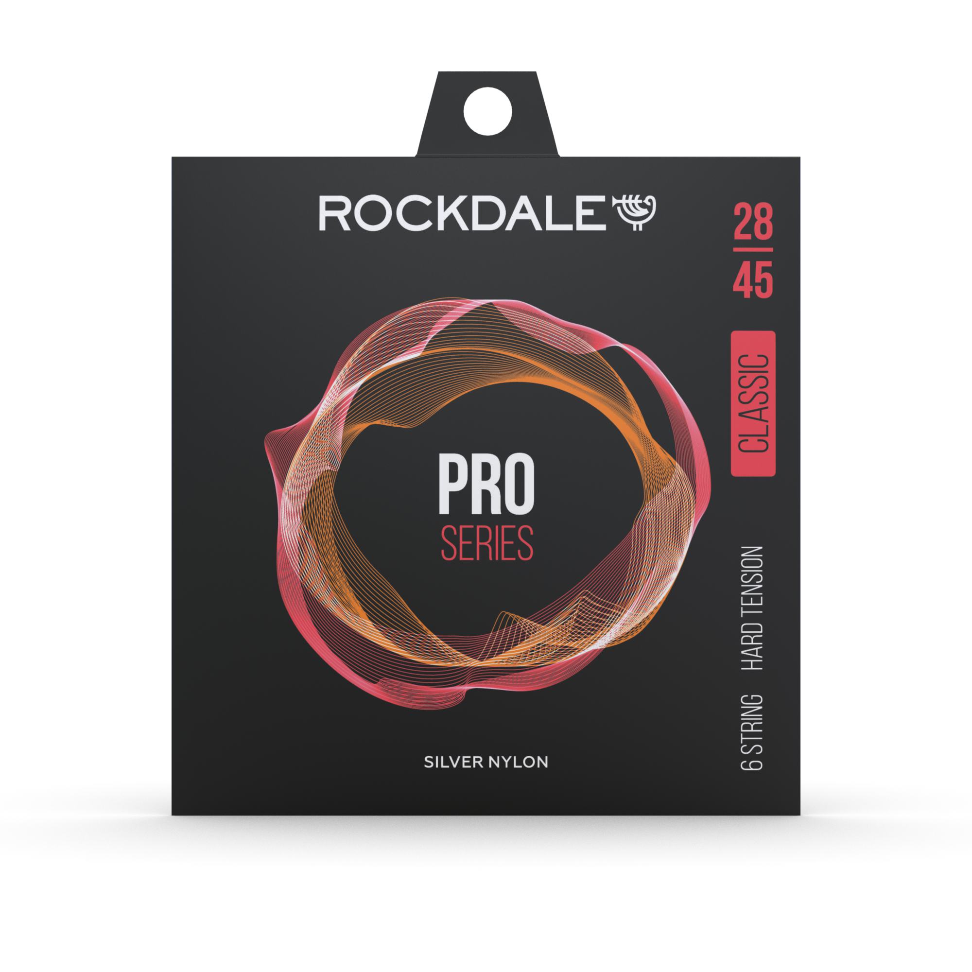 ROCKDALE PRO 28-45 Silver Nylon Hard струны для классической гитары thumbnail 5