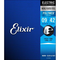 Elixir 12000 Polyweb  Струны для электрогитары Super Light 09-42 thumbnail 2
