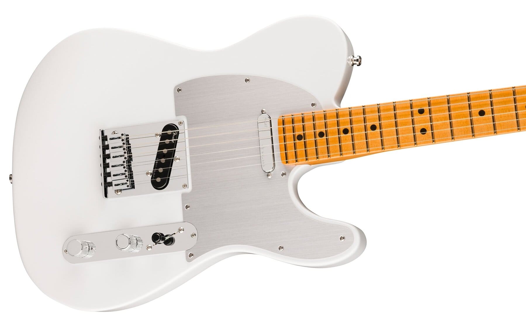 FENDER American Ultra II Telecaster, Maple Fingerboard, Avalanche электрогитара, накладка клен, цвет белый thumbnail 4