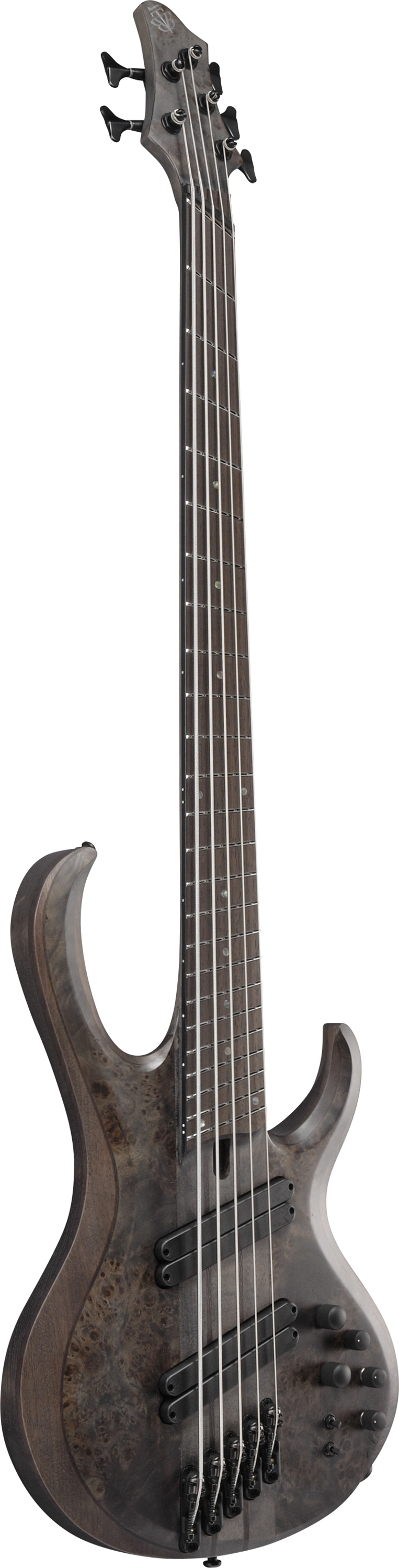 IBANEZ BTB805MS-TGF электрическая бас-гитара, 5 струн, мультимензурная, корпус - окуме/ясень, цвет - полупрозрачный серый thumbnail 4