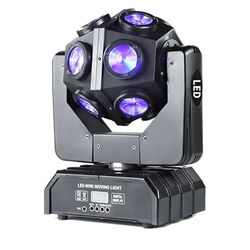 AstraLight LH-C056A  вращающаяся  голова, 12 LED,DMX, авто, звук.активация,  Master/slave thumbnail 2
