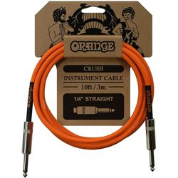 Orange Crush 10ft Straight  кабель инструментальный, 3м, прямой/прямой джек, оранжевый thumbnail 2