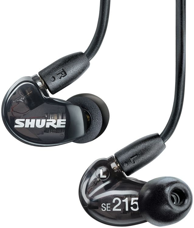Shure SE215-K+UNI-EFS Внутриканальные наушники, черные, с проводным аксессуаром RMCE-UNI thumbnail 2