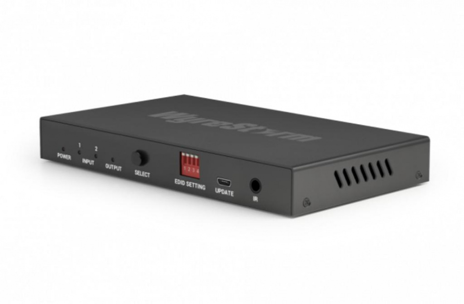 EXP-SW-0201-8K, HDMI коммутатор (48 Гб/с, 8K/120 4:4:4), 2 входа, 1 выход (с масштабированием), поддержка де-эмбендинга аудио, ARC, CEC. thumbnail 2