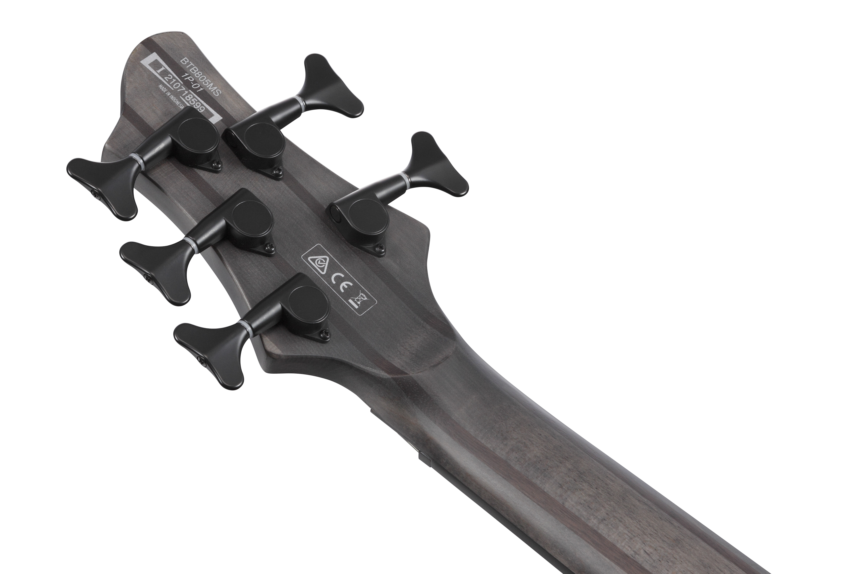 IBANEZ BTB805MS-TGF электрическая бас-гитара, 5 струн, мультимензурная, корпус - окуме/ясень, цвет - полупрозрачный серый thumbnail 7
