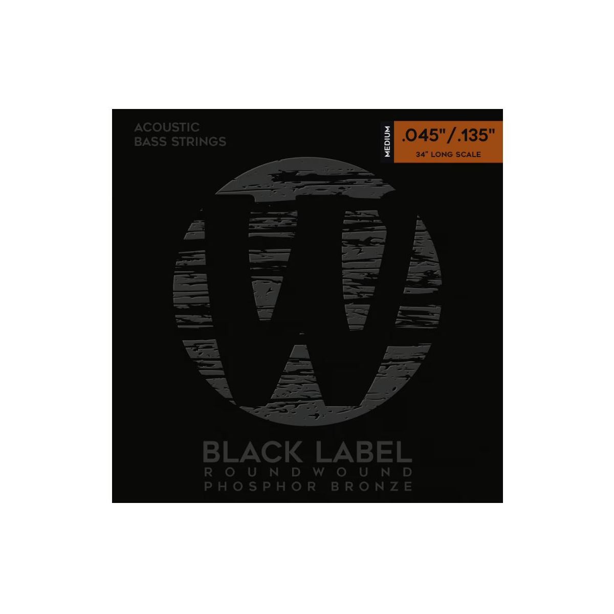 Warwick 36301LOS5  струны для акустической 5-струнной бас-гитары Black Label 45-135, бронза thumbnail 2