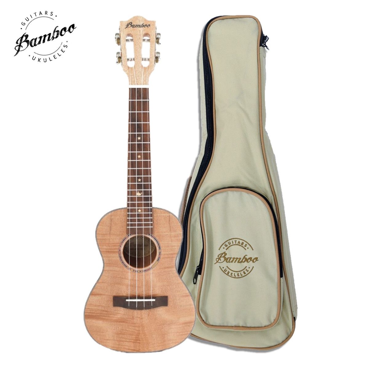 Bamboo BU-23 Fairy  укулеле концерт, цвет натурального дерева, чехол в комплекте thumbnail 2