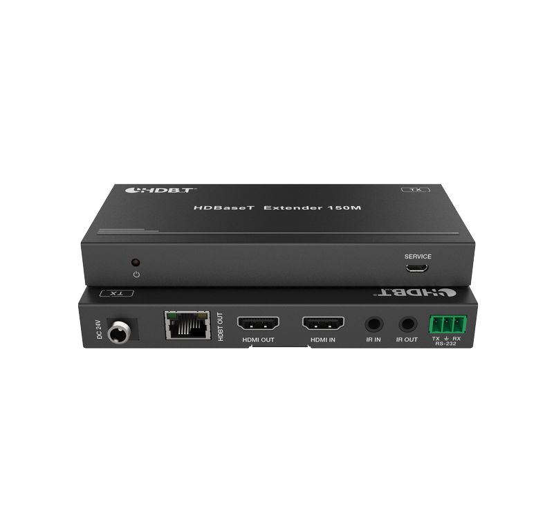 [EX-D150-2] Комплект передатчик и приемник Digis, HDBT - HDMI 2.0, 4K 60Гц 4:4:4 (18Гб/с), 1080p до 150м (4K до 120м) по FTP Cat 5e/6/6a, USB, де-эмбеддер, HDCP 2.2, RS232, IR, PoC двусторонний thumbnail 2