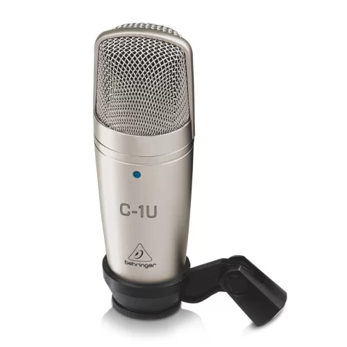 Behringer C-1U конденсаторный кардиоидный микрофон с USB выходом, с держателем и кейсом, 40-20000Гц, Max.SPL 136 дБ thumbnail 2