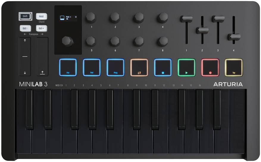 ARTURIA MiniLAB 3 Deep Black - MIDI-клавиатура thumbnail 2