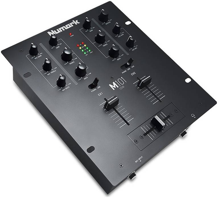 NUMARK M101 USB Black - DJ-микшерный пульт 2х канальный, USB интерфейс. thumbnail 2