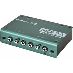 Montarbo MDI-2A  двухканальный активный ди-бокс, 2 х TRS/RCA in, 2 х XLR out, 9 В батарея thumbnail 2