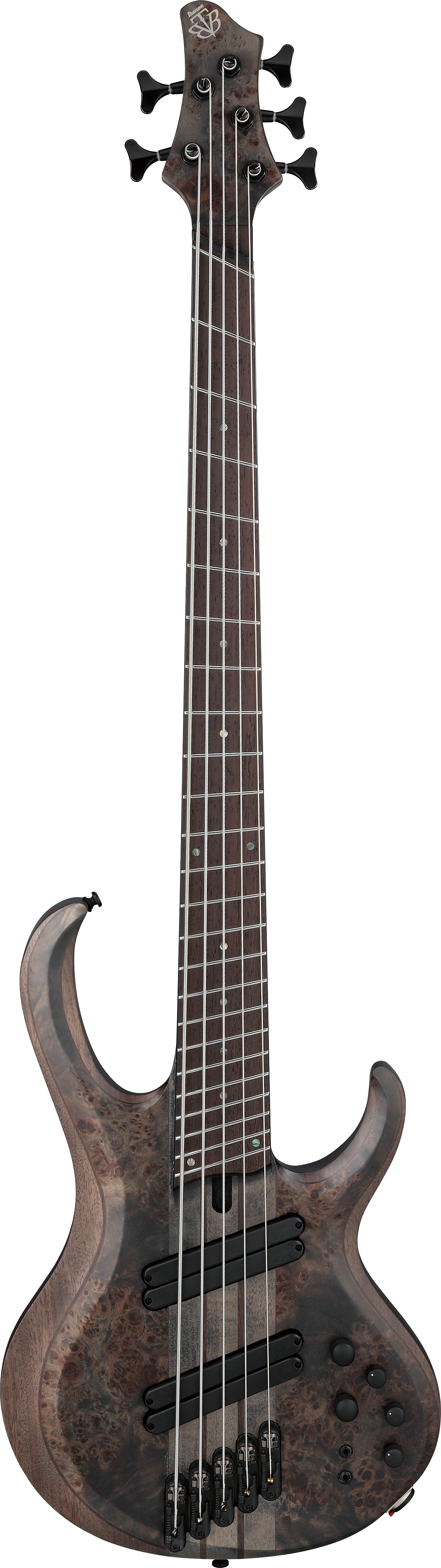 IBANEZ BTB805MS-TGF электрическая бас-гитара, 5 струн, мультимензурная, корпус - окуме/ясень, цвет - полупрозрачный серый thumbnail 2