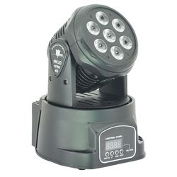 AstraLight NC-L18F  вращающаяся  голова, WASH, 7 LED x 12W,DMX, авто, звук.актив. Master/slave thumbnail 2