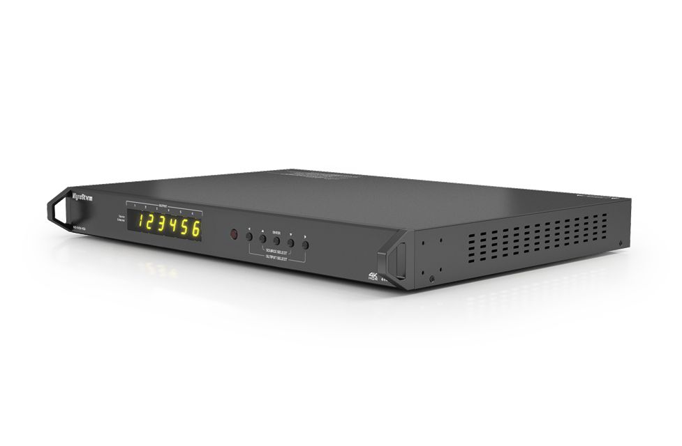 MX-0606-H2A, матричный коммутатор 6x6 HDMI, поддержка 4K, HDMI2.0 (18 Гб/с), HDCP 2.2, де-эмбеддинг аудио. thumbnail 2