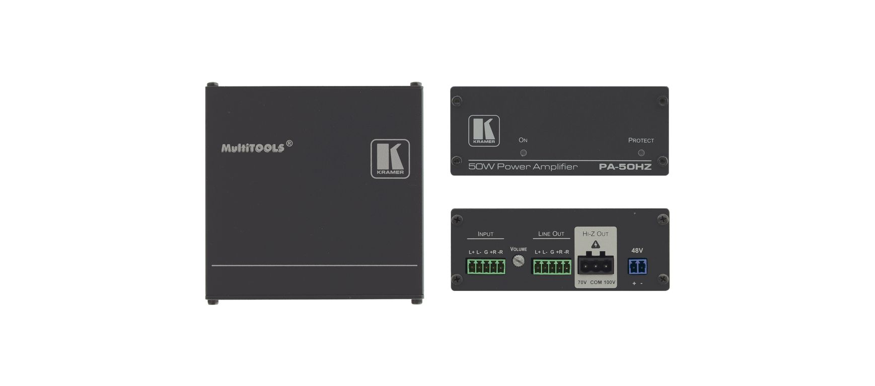 [PA-50HZ] Усилитель мощности класса D 70/100 В моно 50 Вт с дополнительным линейным выходом thumbnail 2