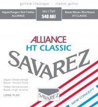 500AJ Alliance Corum set 1m15 SAVAREZ ALLIANCE CORUM blue classical guitar high tension thumbnail 2