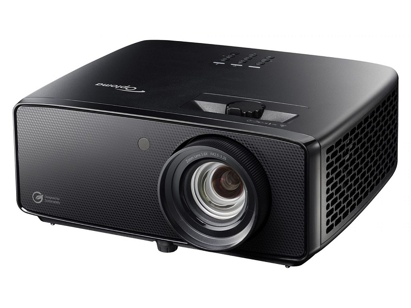 Лазерный проектор Optoma [UHZ58LV] DLP, 4K UHD (3840x2160);3000 lm;3000000:1;TR 1,4:1-2.24:1;HDMI 2.0 x2; HDMI v2.1 x1; AudioOUT 3,5mm jack x1; S/PDIF x1; RS232; 3D Sync x1; RJ45;USB A(1,5A); USB A(2A) x2; 15Wх1;32/28 dB;3,5 кг; черный thumbnail 2