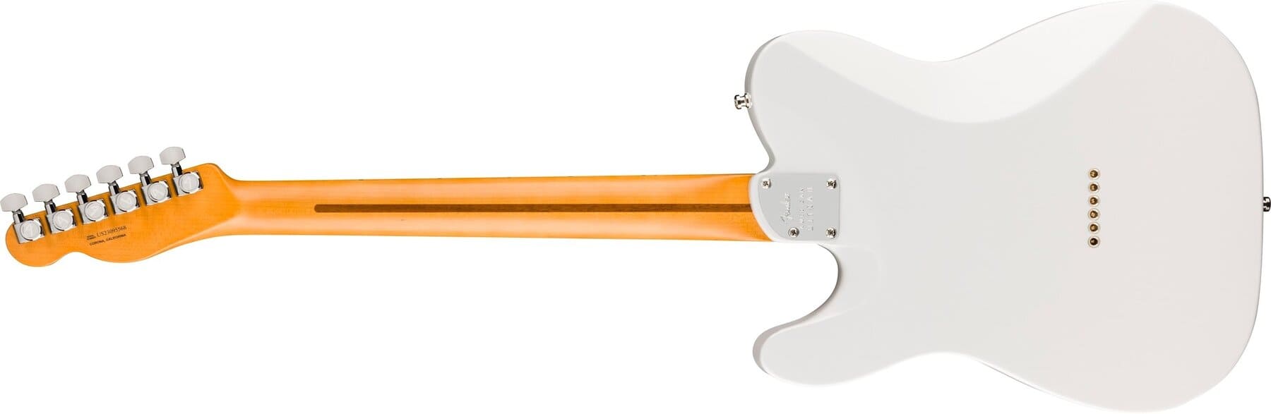 FENDER American Ultra II Telecaster, Maple Fingerboard, Avalanche электрогитара, накладка клен, цвет белый thumbnail 5