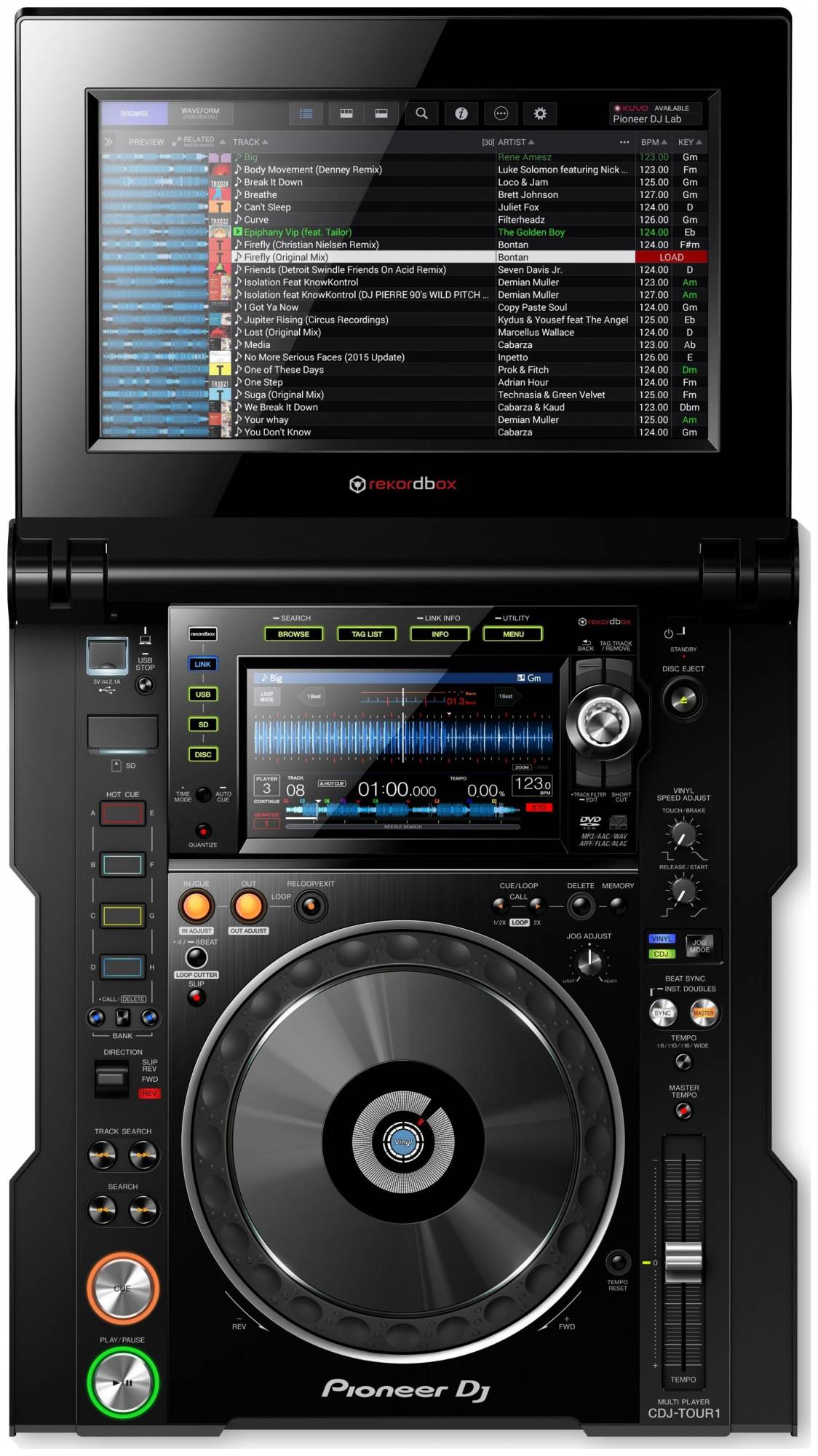 PIONEER CDJ-TOUR1 - DJ-проигрыватель thumbnail 2