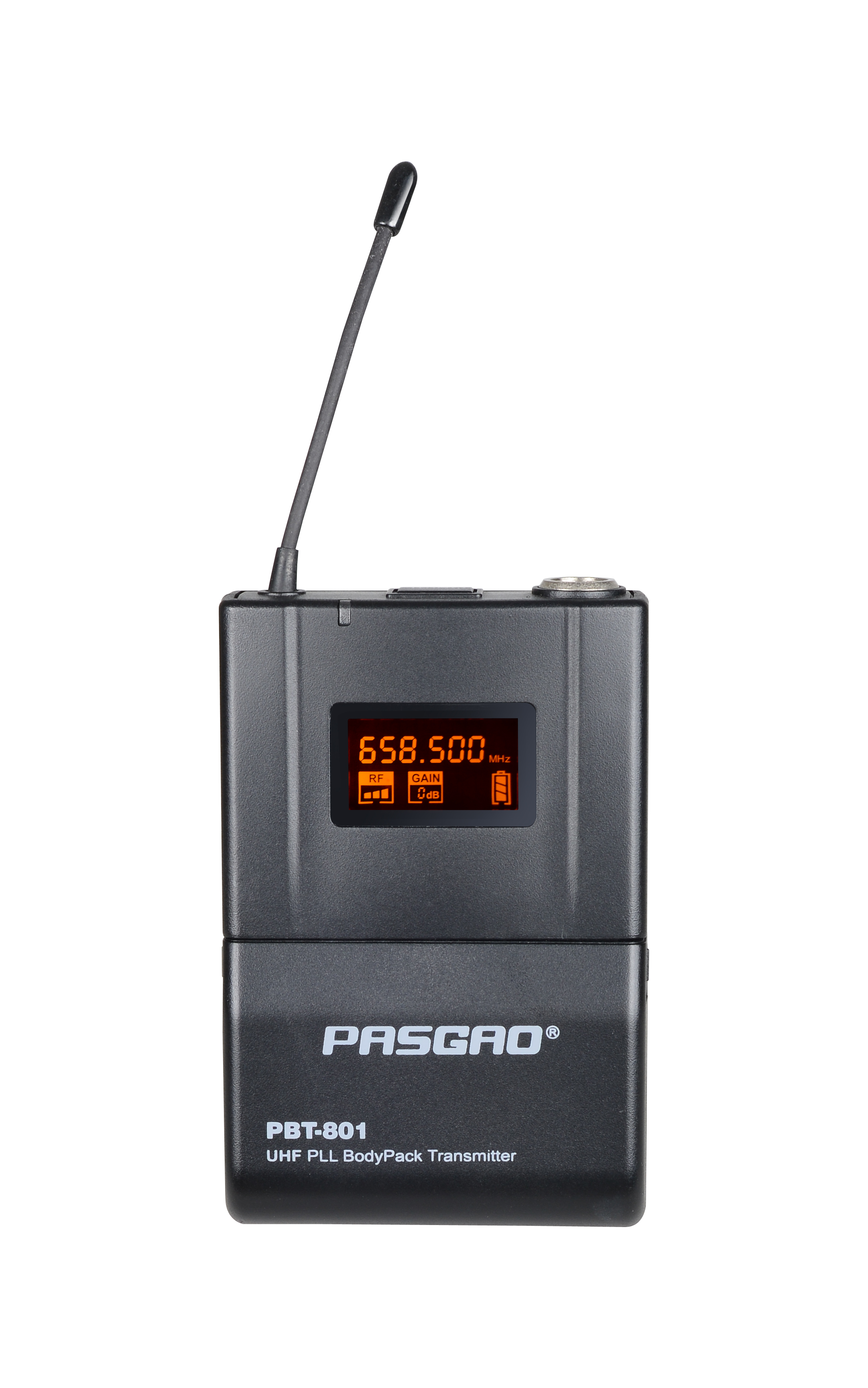 Pasgao PAW-920/2x PBT-801 Двухканальная радиосистема с поясными передатчиками, петличными микрофонами, 514-542Mhz (A179306 + 2x thumbnail 6