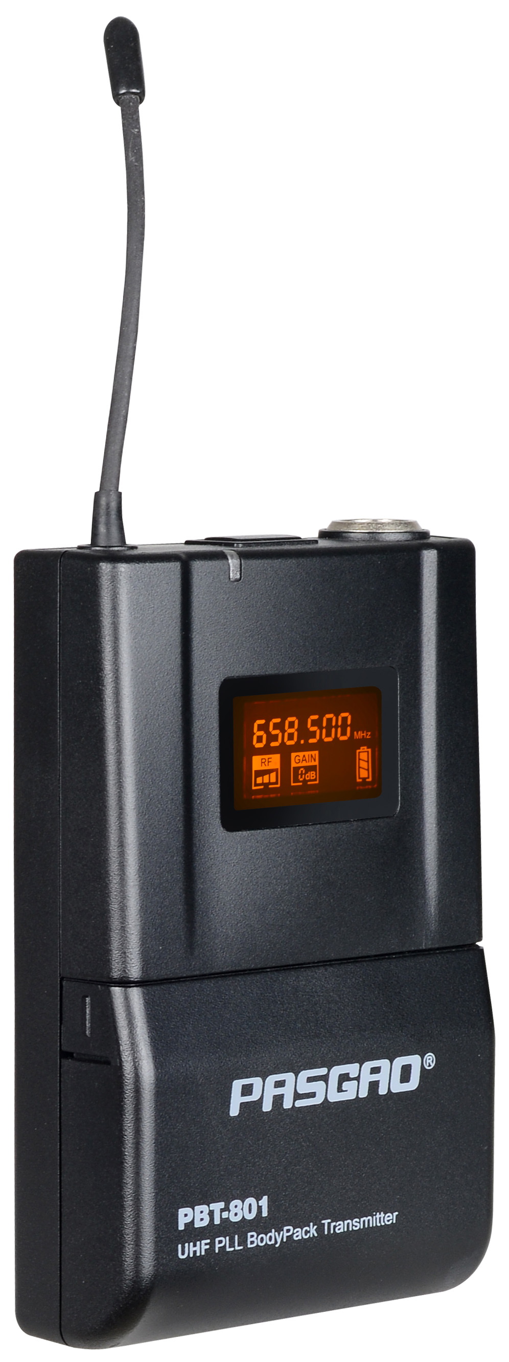 Pasgao PAW-920/PAH-801/PBT-801 Двухканальная радиосистема с ручным и поясным передатчиками, петличным микрофоном, 514-542Mhz (A1 thumbnail 8