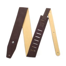 Dunlop BMFS02 BMF Suede Mahogany  ремень для гитары, коричневый, замша, ширина 2.5"