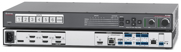 Extron IN1806 Бесподрывный коммутатор 4K/60 с шестью входами IN1806 thumbnail 3