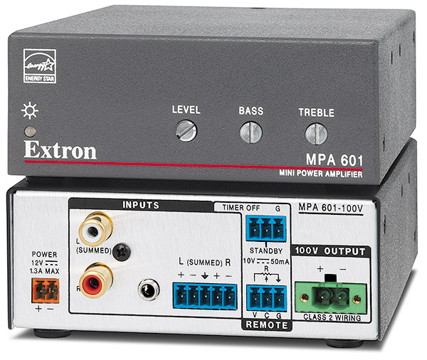 Extron MPA 601-70V Моноусилитель на 70 В - 60 Вт thumbnail 2