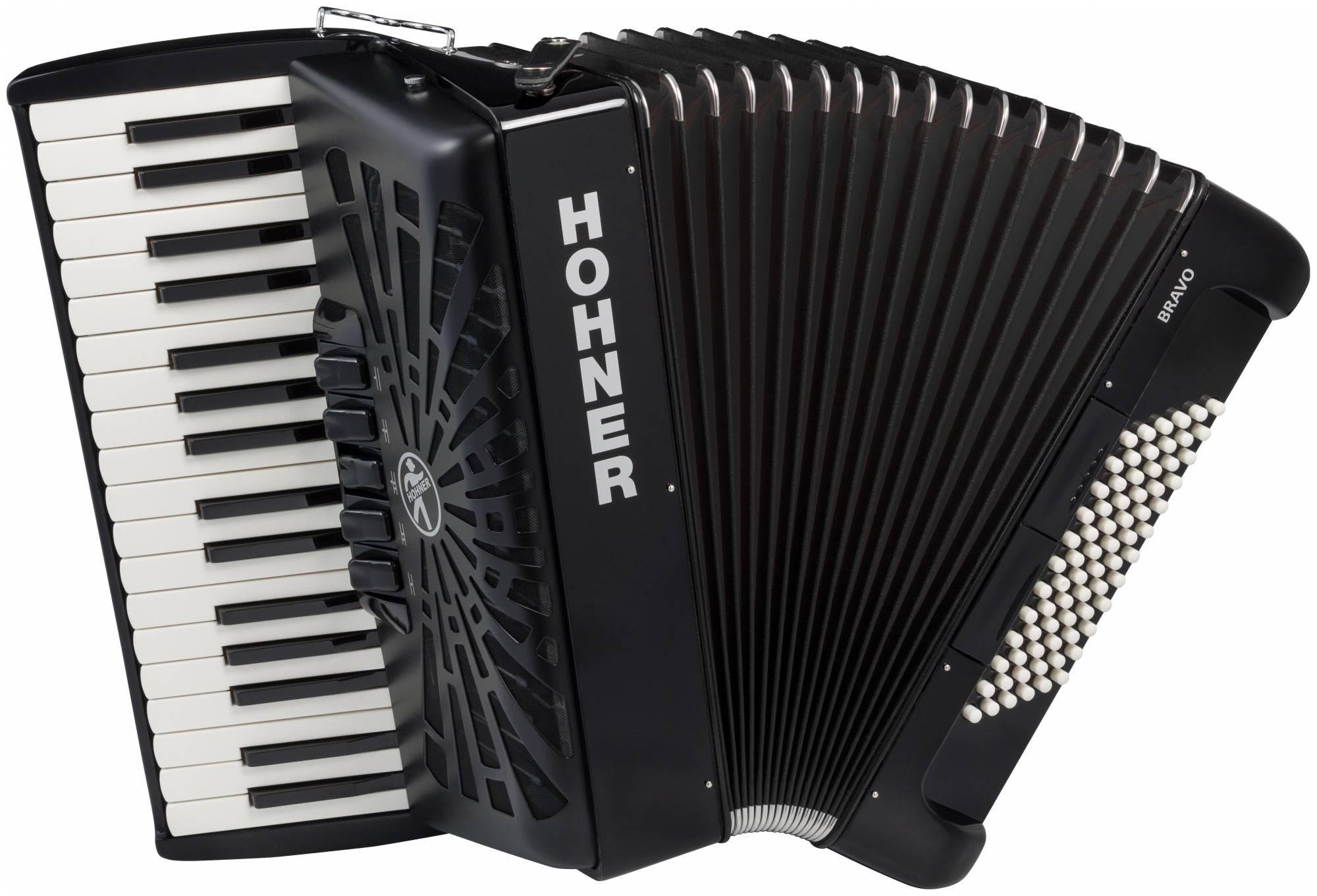 HOHNER Bravo III 72 black - Аккордеон 3/4