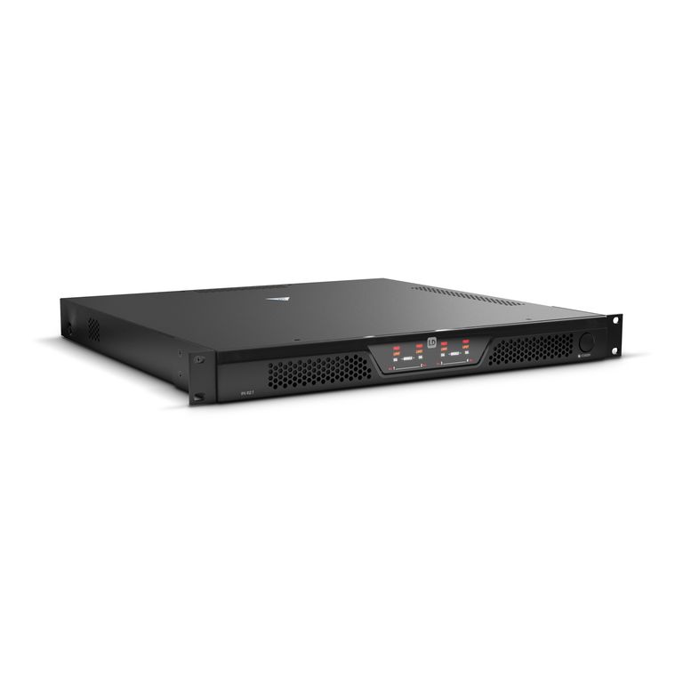 IPA 412T - Инсталляционный усилитель мощности с DSP, 4 канала по 120 Вт @ 4 Ом / 70 В / 100 В