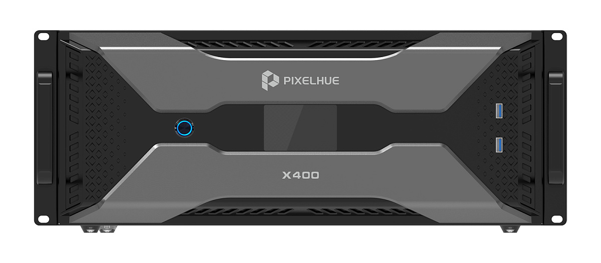 Медиасервер Pixelhue [X400(Dual)] X400 в конфигурации Dual: высокая производительность, две видеокарты, рассчитан на сложные многодисплейные инсталляции, многослойные сцены и одновременный вывод нескольких 4K-источников. Поставка как отдельное устройство