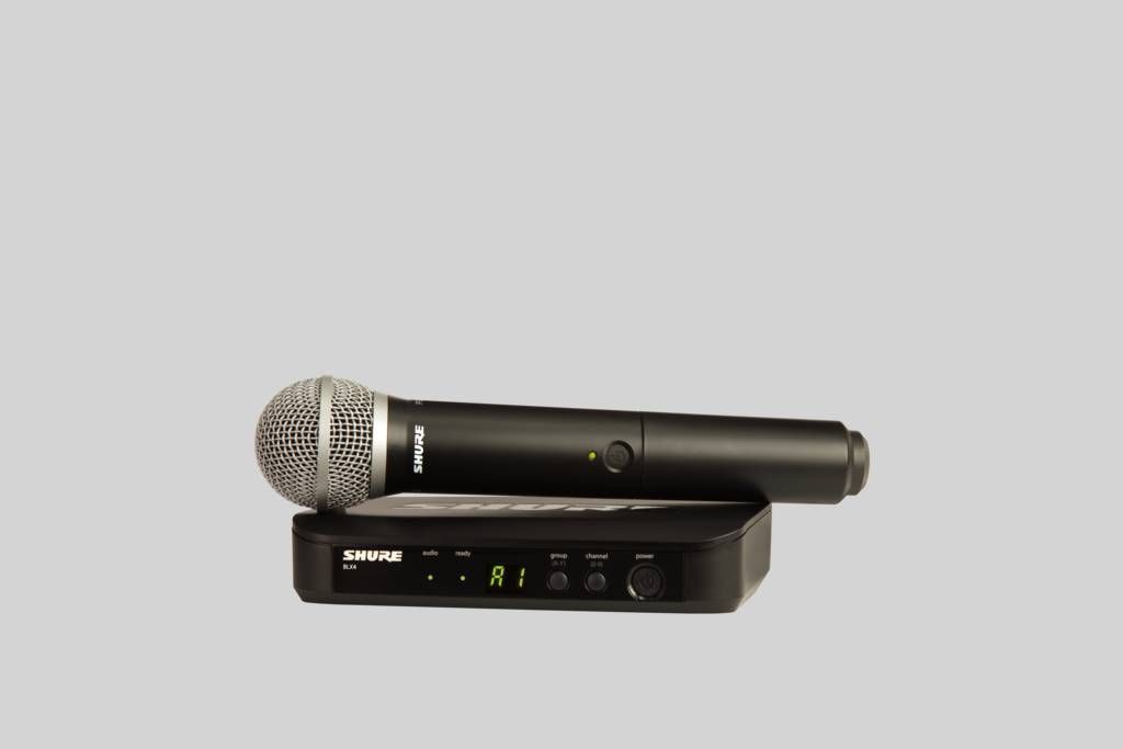 BLX24E/PG58. Вокальная радиосистема Shure с капсюлем микрофона PG58